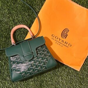 Goyard Saigon Bag Green Womens Handbag